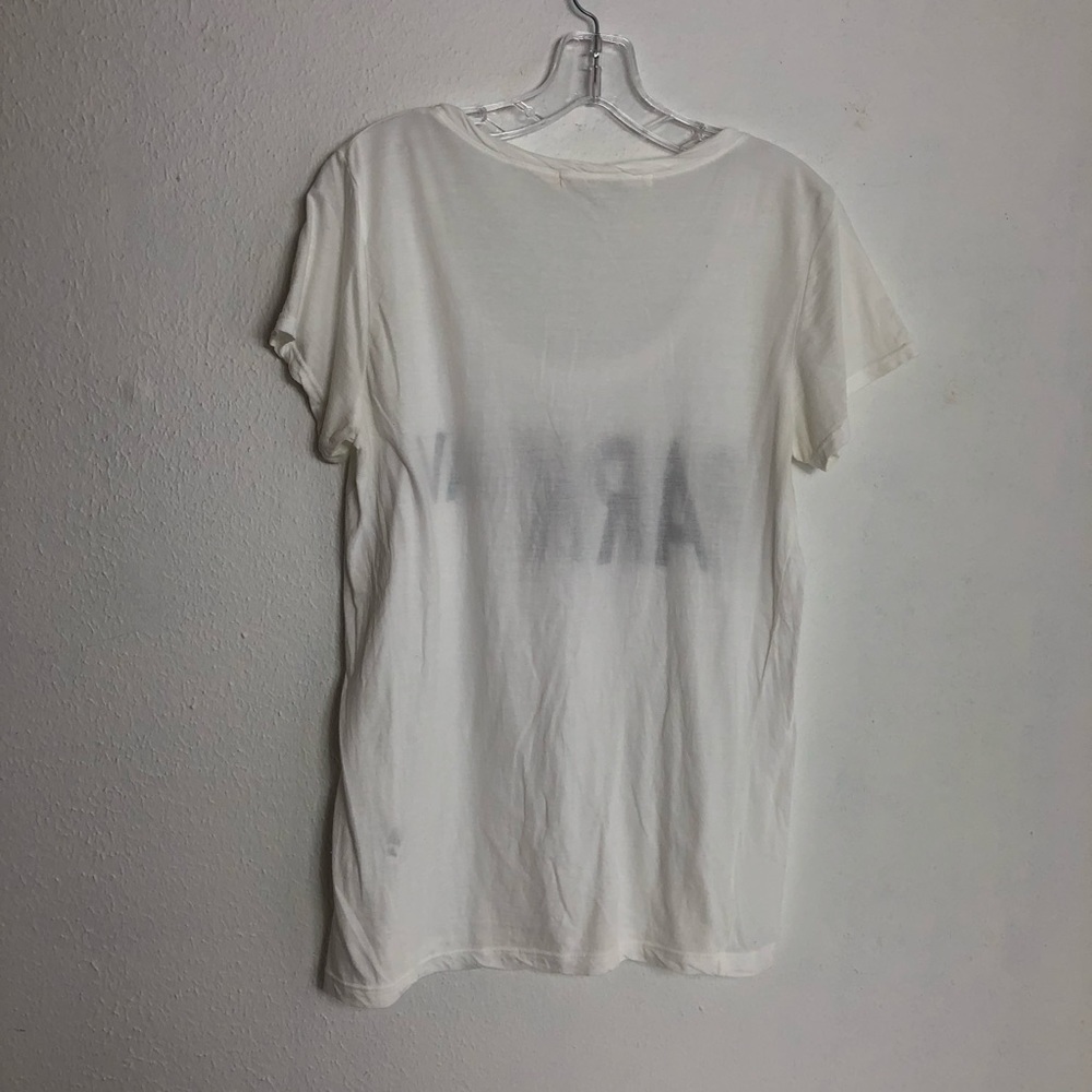 Michael Stars “Park Av” White Short Sleeve Tee OS - Picture 2 of 7